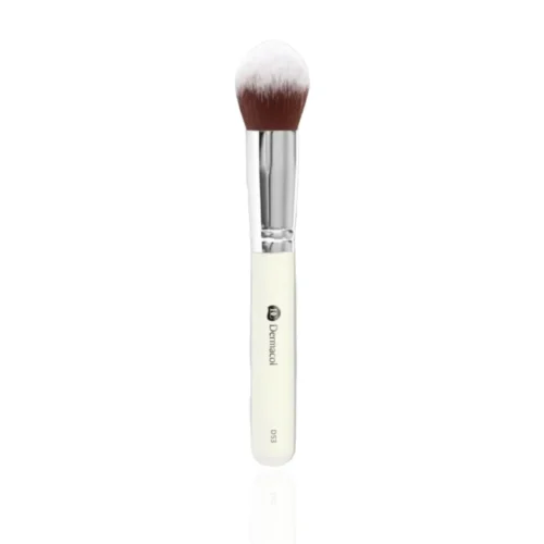 מברשת סומק וקונטור - blush and contouring brush - דרמקול מברשת סומק וקונטור - מברשת - פנים - סומק - פודרה - דרמקול -מייקאפ - dermacol - makeup - blush - powder - dermacol blush and contouring blush - contour - contouring - קונטור
