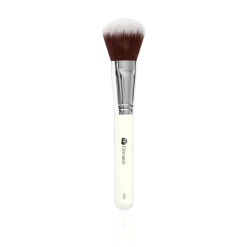 מברשת פודרה -powder brush - dermacol powder brush - דרמקול מברשת פודרה - מברשת - פנים - סומק - פודרה - דרמקול -מייקאפ - dermacol - makeup - blush - powder