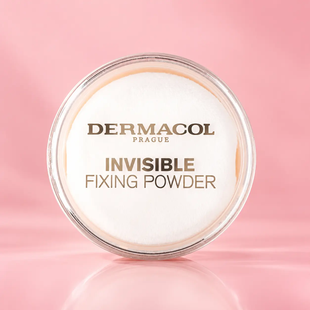 פודרה מקבעת Dermacol Invisible Fixing Powder
